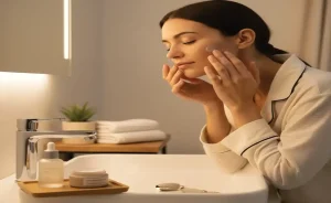 روتین پوستی شب برای ترمیم و بازسازی پوست 